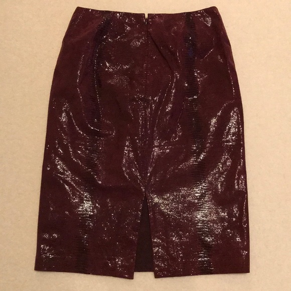 Ellen Tracy Leather Skirt - Picture 4 of 7